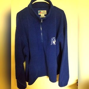 Vintage Russell Athletic Duke University Blue devils fleece pullover 2XL GC